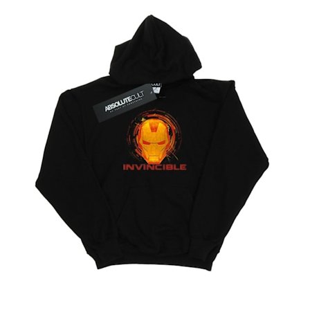 Marvel Herr Avengers Iron Man Invincible Hoodie M Svart