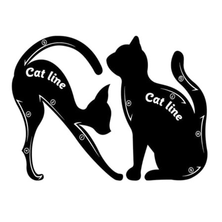 Katt Ögon Eyeliner Schabloner Ögonmakeup Verktyg Ögonskugga Guide Mall Lätt Att Använda