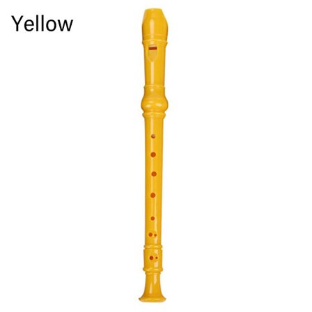 Lang fløjte sopranblokfløjte GUL