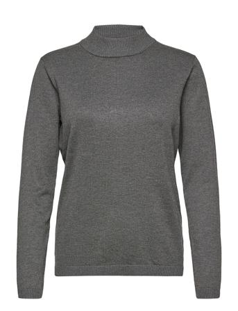 Srmarla Turtleneck Knit Turtleneck Rullekravetrøje Grå Soft Rebels