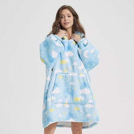 Hupullinen Paita Ylisuuri Huppari Peittohuppari SYR251 adult 92cm