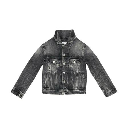 Balenciaga, denim jacket Zwart, Dames, Maat:XS