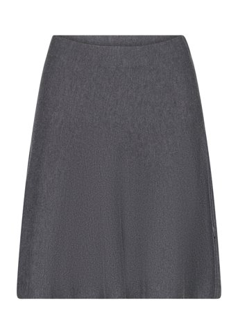 Triny Merino Skirt Skirts Knitted Skirts Grå Ella&il*Betinget Tilbud