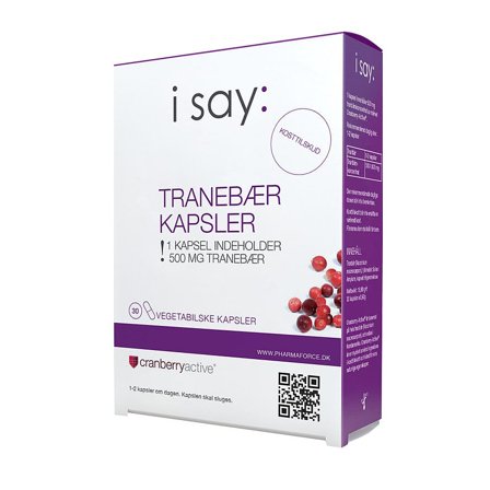 i say Tranebærkapsler 30 kaps., Helse & Madvarer, Ingredienser, Tranebær