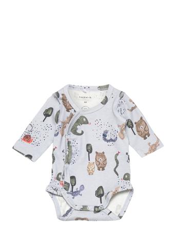 Nbnwind Ls Wrap Body Bodies Wrap Bodies Monivärinen/Kuvioitu Name It