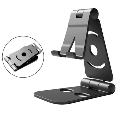 Säädettävä yleismallinen pöytäteline, matkapuhelinpidike muovia, 270 astetta kääntyvä matkapuhelinjalusta