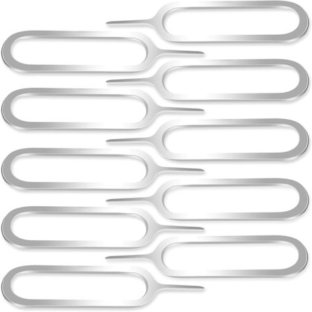 10 stk. Mobiltelefontilbehør SIM-kortutløserpinne/verktøy