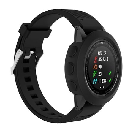 Garmin Fenix 5X Silikon ram - Svart