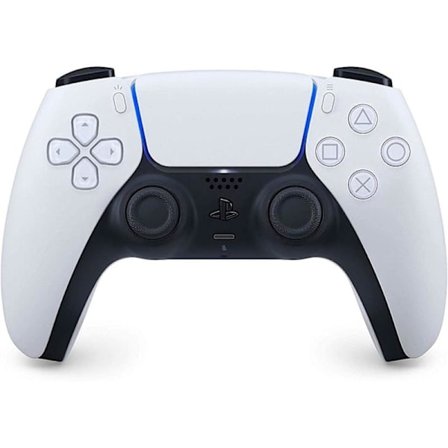 1-pack PS Controller DoubleShock Trådlös, Handkontroll Kompatibel med PlayStation 4 (PlayStation 5 utseende) Vit