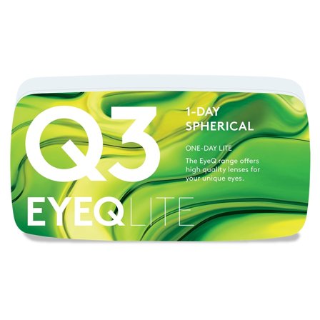 EyeQ One-Day Lite Q3 - Kontaktlinser fra EyeQ - 30 stk/pk