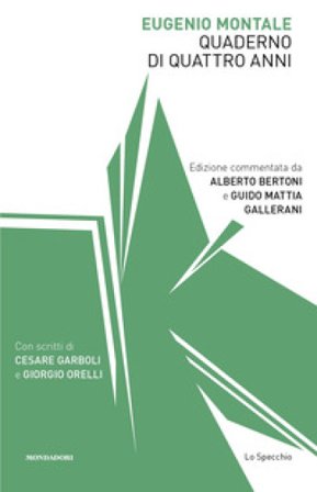 Quaderno di quattro anni Eugenio Montale