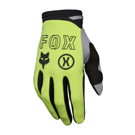 FOX 180 Flow MX Gloves Fluo Yellow L
