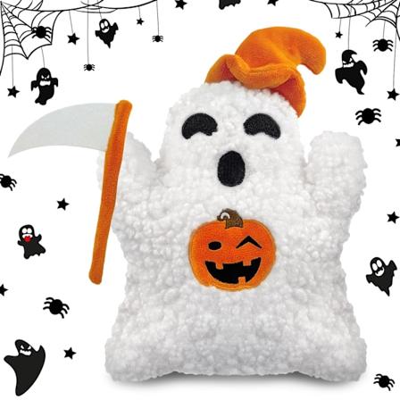 Halloween Spøkelses Plysj Leke, Halloween Stoffdyr, Søt Plysj Festlig Pute, Gave til Barn, Bursdag, Jul, Halloween, Hjemmedekorasjon Halloween Ghost