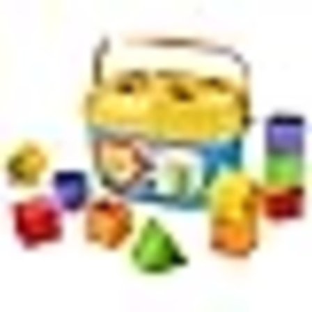 Fisher-Price FFC84 Vauvani Lelumuotojen Lajittelija, 10 palikkaa lajittelun ja pinoamisen oppimiseen, kirkkaanvärisiä, sopii lapsille 6 kuukaudesta 