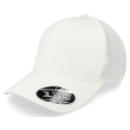 Flexfit - White trucker Czapka Z Daszkiem - Mesh Cap White 110 Trucker @ Hatstore