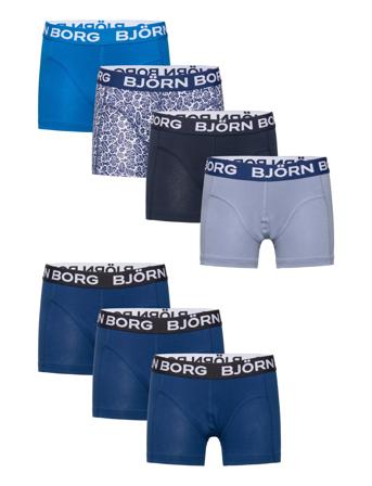 Core Boxer 7P Night & Underwear Underwear Underpants Multi/mønstret Björn Borg*Betinget Tilbud