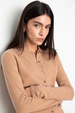 CAMILLA PIHL - Jovanni Knit - Camel Melange SizeXS
