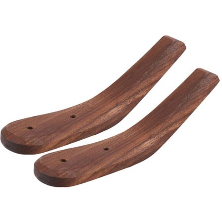 Japansk stil Svart Valnöt Klädhängare med Klädkrok, Dekorativ Nyckelhållare, Handväska Förvaring Halsduk