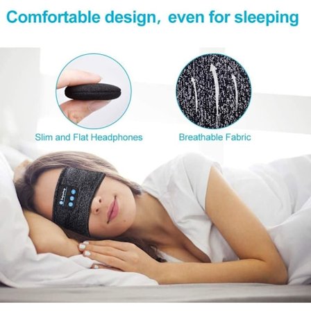 Bluetooth-unipanta kuulokkeet, päivitetty pehmeä langaton nukkumiseen—PA