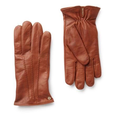 Saddler Gloves Brun, Herre Handsker