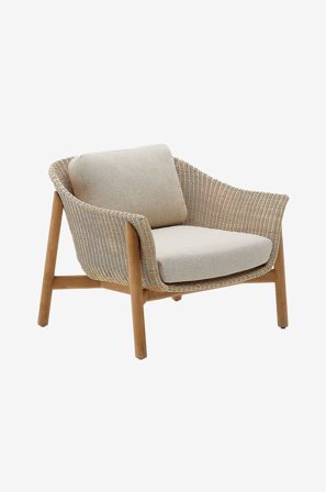 Kave Home - Fåtölj för utomhusbruk - galea - Beige - Utefåtöljer - Från Homeroom