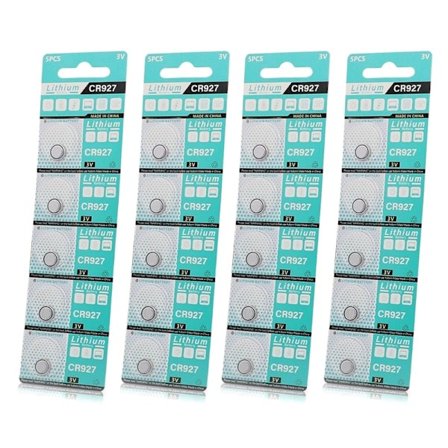 5/10/20 stk. CR927 Knappcellebatterier 3V Litiumbatterier CR 927 for Klokker Kalkulatorer og Fjernkontrollleker
