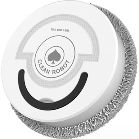 Autolaveuse de sol LUNAVO med startet ved enkelt tryk, bærbar, USB-opladning, roterende moppe simulerer håndrengøring.