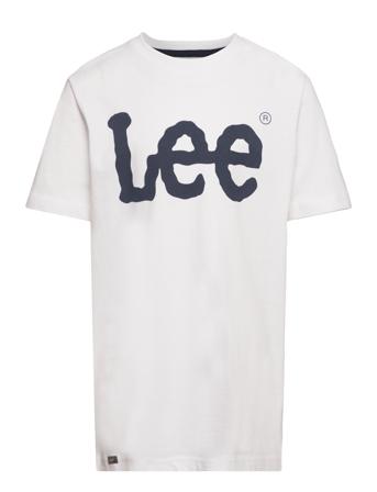 Wobbly Graphic T-Shirt T-shirts Short-sleeved Hvit Lee Jeans*Betinget Tilbud