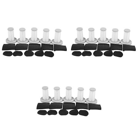 15x Handhållen dammsugare Hepa filter svamp filter kit för Deerma Dx700 Dx700s dammsugare reservdel