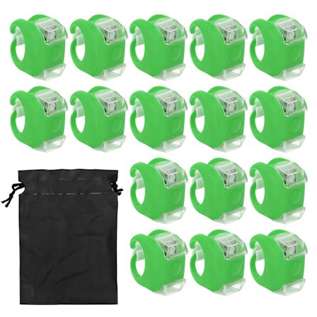 16 stk LED-båtnavigasjonslys 3 moduser Enkel installasjon Lyse Sikre advarselsbåglys for båter Grønne