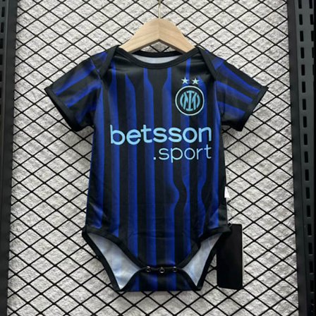 25-26 Internazionale Milano Koti Vastasyntyneen Vauvan Haalari Jalkapalloasu