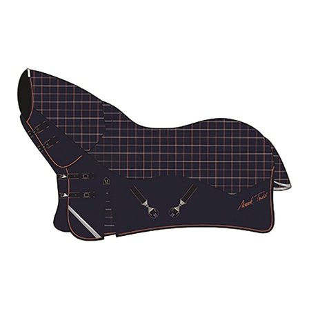 Mark Todd Medium Weight Combo Turnout Rug 6Â ́ 0 Marinblå/Orange/Beige