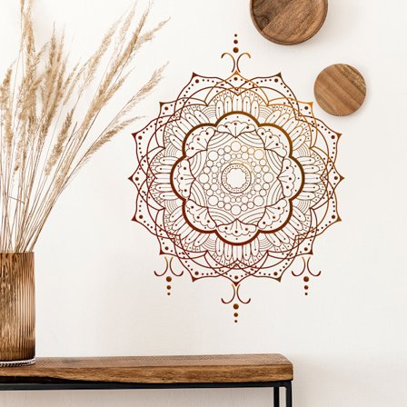 Mandala seinätarra Datura Buddha irrotettava taide Koti sisustus Koti sisustus