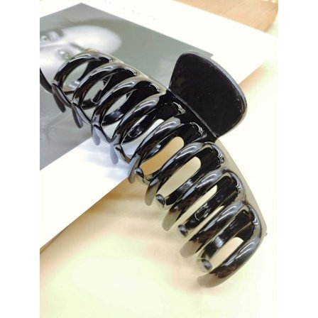 1 st. Extra Stor Svart Hårklämma 11x5 cm.