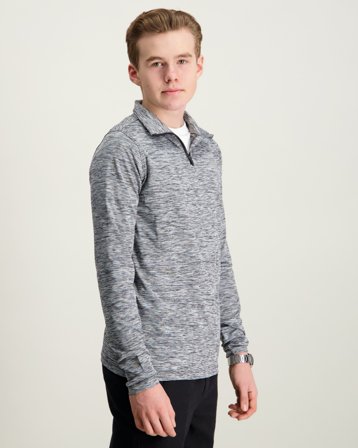 New Balance NB Athletics Quarter Zip Funnel Svart Tröjor Kille - Kids Brand Store