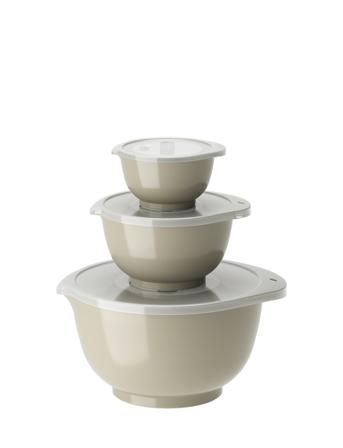 Røreskålesæt 6 Dele New Margrethe Home Kitchen Baking Accessories Mixing Bowls Beige Rosti