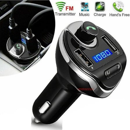 Wireless In-car Bluetooth Fm Transmitter Mp3 Radio Adapter Car Fast Us