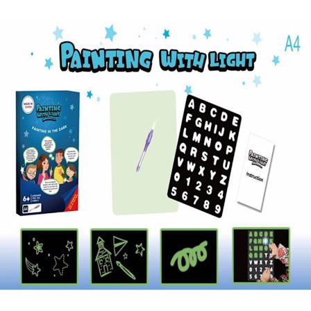 Magic Lysande Ritplatta / Skrivplatta A4