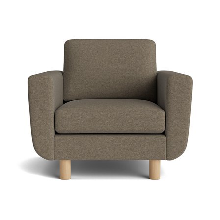 Haven Lænestol - Aurora Brun - 86x96x86cm - Komfortabel Lænestol i høj kvalitet - Perfekt til afslapning i stuen