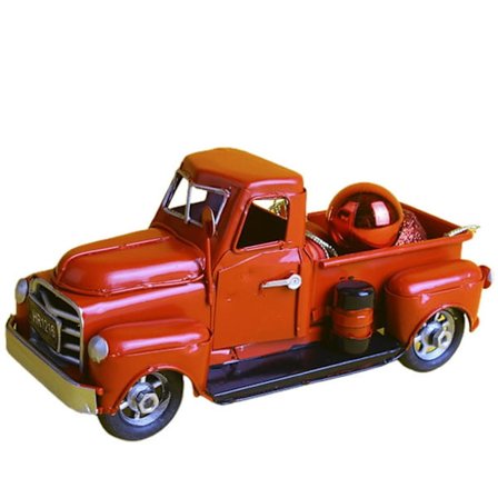 Vintage Metal Klassisk Country Pickup Truck Julehjemmekontorindretning