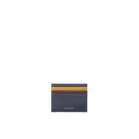 Coccinelle, Metallic Monogram Cardholder Niebieski, Kobieta, Rozmiar: ONE Size