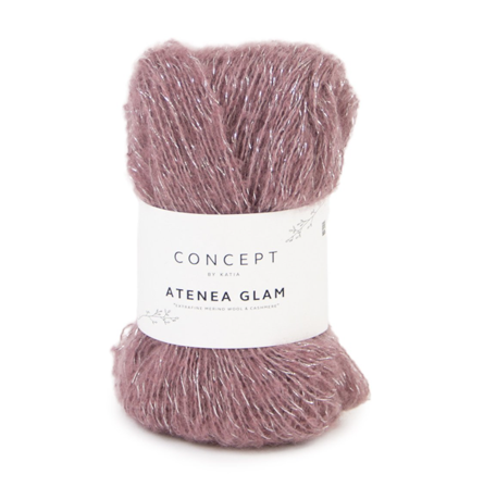 Katia Atenea-Glam Mauve-Silver 106, 25g