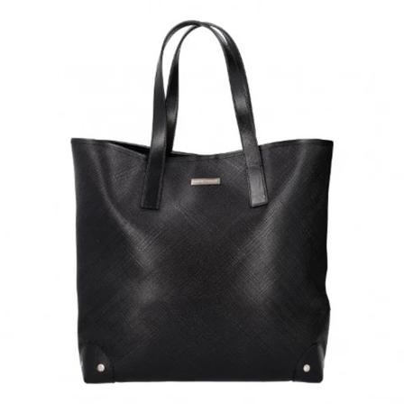 Armani Pre-owned, Pre-owned Leather totes Zwart, Dames, Maat:ONE Size