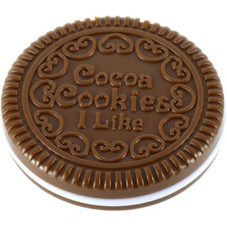 Bærbar Mini Sød Kawaii Damer Piger Spejl Fashionable Chocola