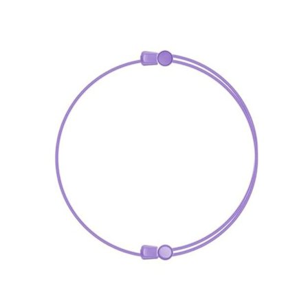 Skärp för damkläder, justerbart krympband kompatibelt med inomhusbruk, lila