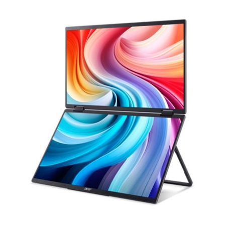 Acer dobbel sammenleggbar bærbar skjerm 2x 15.6" IPS - PD163Q