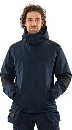 Fristads Herr Softshell vinterjacka stretch 1421 GSW, Mörk marinblå