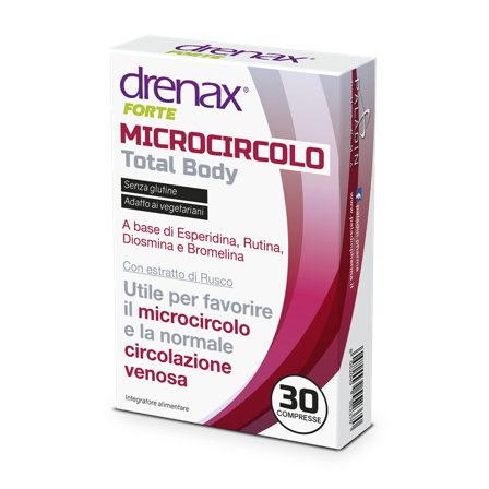 Drenax Forte Microcircolo Total Body 30 Compresse Benessere