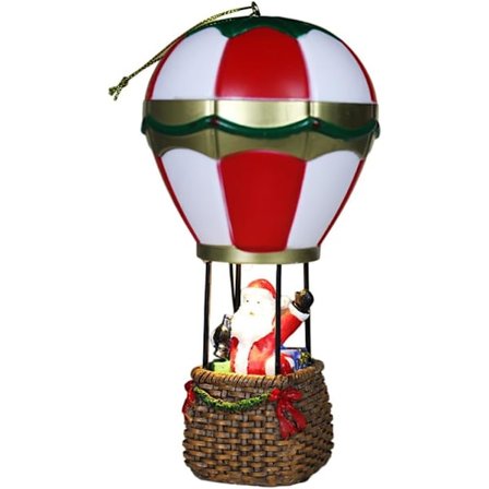 LED Juledekoration Luftballon Pejs Miniature Harpiks Dekoration Julelys Julemanden