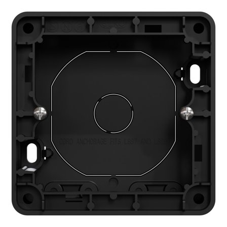 ELKO Enkel kappe 35mmm RS16 Sort